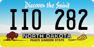 ND license plate IIO282