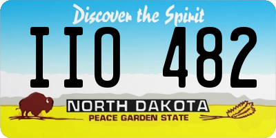ND license plate IIO482