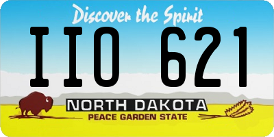 ND license plate IIO621