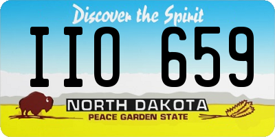 ND license plate IIO659