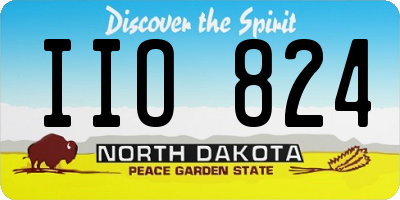 ND license plate IIO824