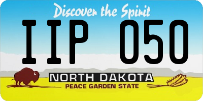 ND license plate IIP050