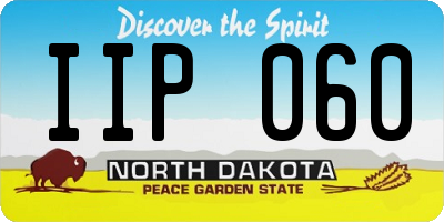 ND license plate IIP060