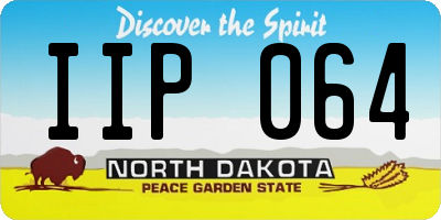 ND license plate IIP064