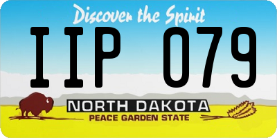 ND license plate IIP079