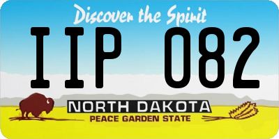 ND license plate IIP082