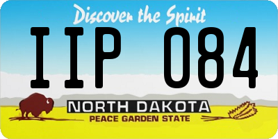 ND license plate IIP084