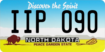 ND license plate IIP090