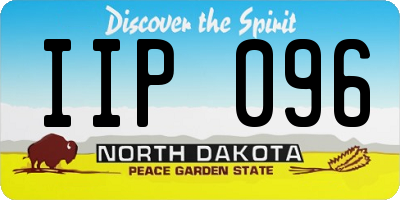 ND license plate IIP096