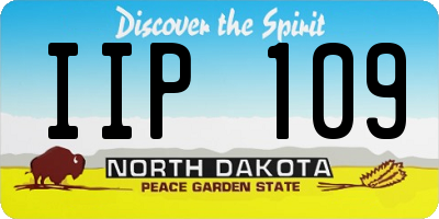 ND license plate IIP109
