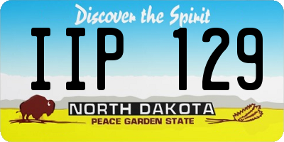 ND license plate IIP129