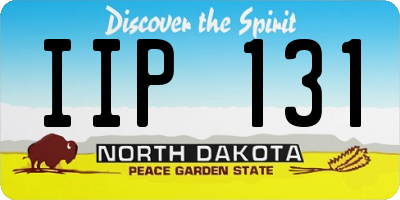 ND license plate IIP131
