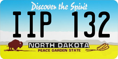 ND license plate IIP132