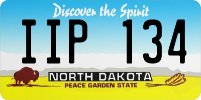 ND license plate IIP134