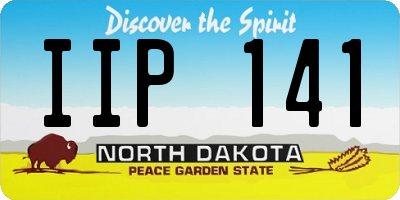 ND license plate IIP141