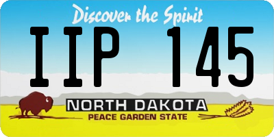 ND license plate IIP145