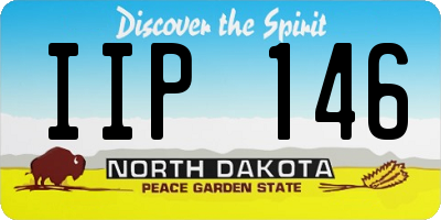 ND license plate IIP146