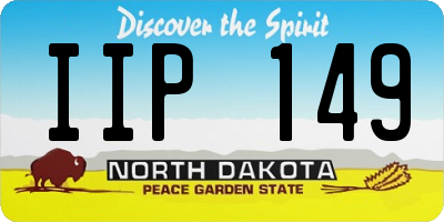 ND license plate IIP149