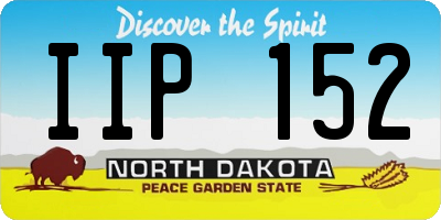 ND license plate IIP152