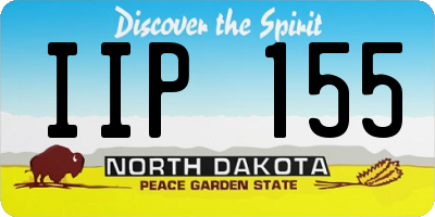 ND license plate IIP155