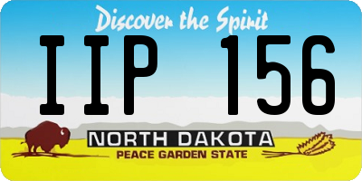 ND license plate IIP156