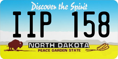 ND license plate IIP158