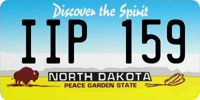 ND license plate IIP159