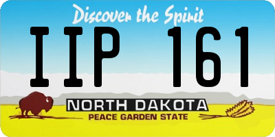 ND license plate IIP161