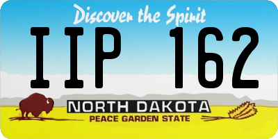 ND license plate IIP162