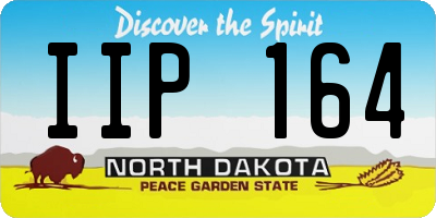 ND license plate IIP164