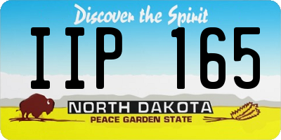 ND license plate IIP165