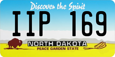 ND license plate IIP169