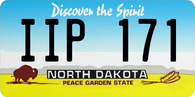 ND license plate IIP171