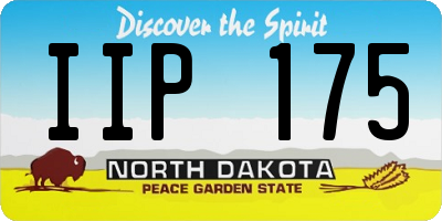 ND license plate IIP175
