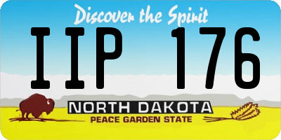 ND license plate IIP176
