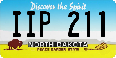ND license plate IIP211