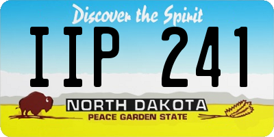 ND license plate IIP241