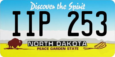 ND license plate IIP253