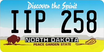ND license plate IIP258