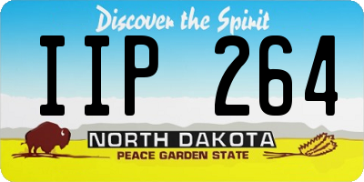 ND license plate IIP264