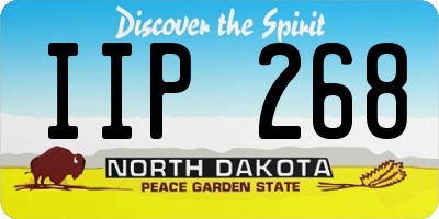 ND license plate IIP268