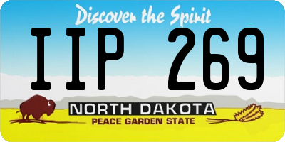 ND license plate IIP269