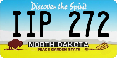 ND license plate IIP272