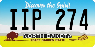ND license plate IIP274