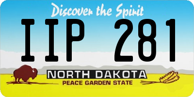 ND license plate IIP281