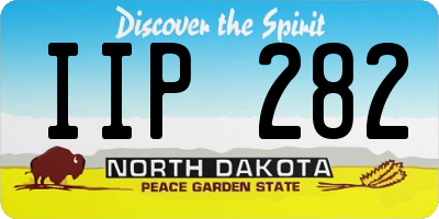 ND license plate IIP282