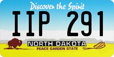 ND license plate IIP291