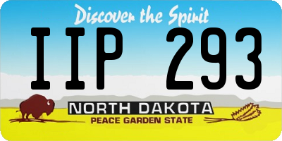 ND license plate IIP293