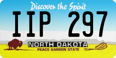 ND license plate IIP297