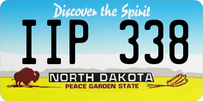ND license plate IIP338